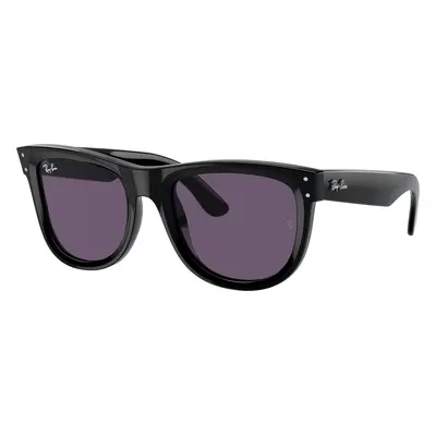 Ray-Ban Unisex Sunglass RBR0502S Wayfarer Reverse - Frame color: Black, Lens color: Violet