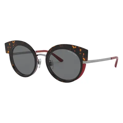 Giorgio Armani Woman Sunglass AR6091 - Frame color: Gunmetal/Top Havana Bordeaux, Lens color: G