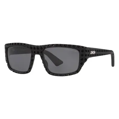 DIOR Man Sunglass Dior3D S1I Dm40127I - Frame color: Black Matte, Lens color: Grey