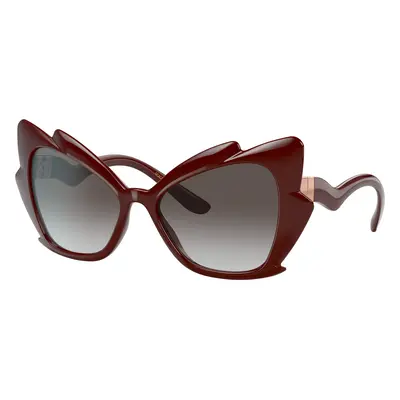 Dolce&Gabbana Woman Sunglass DG6166 - Frame color: Bordeaux, Lens color: Light Grey Gradient Bl