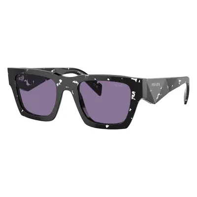 Prada Man Sunglass PR A06S - Frame color: Tortoise Black Crystal, Lens color: Violet Mirror Int