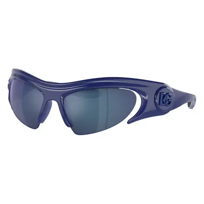 Dolce&Gabbana Unisex Sunglass DG6192 - Frame color: Blue, Lens color: Blue Mirror Blue