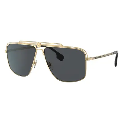 Versace Man Sunglass VE2242 - Frame color: Gold, Lens color: Dark Grey