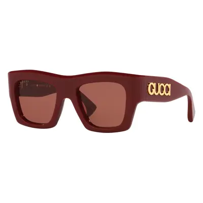 Gucci Woman Sunglass GG1772S - Frame color: Burgundy, Lens color: Brown