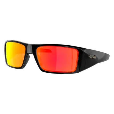 Oakley Man Sunglass OO9231 Heliostat - Frame color: Polished Black, Lens color: Prizm Ruby