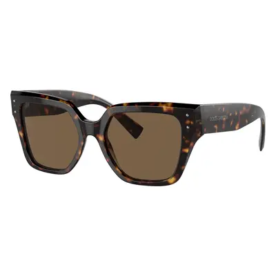 Dolce&Gabbana Woman Sunglass DG4471 - Frame color: Havana, Lens color: Dark Brown