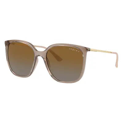 Vogue Eyewear Woman Sunglass VO5564S - Frame color: Transparent Brown, Lens color: Grey Gradien