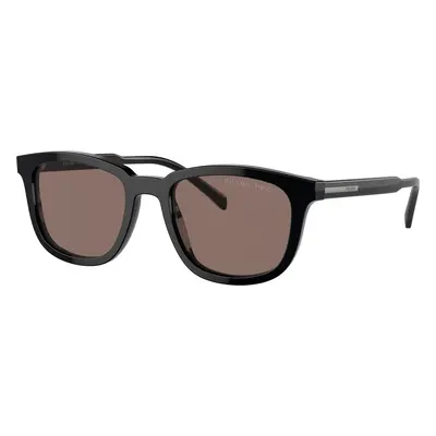 Prada Man Sunglass PR A21S - Frame color: Black, Lens color: Polar Brown