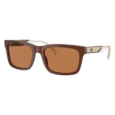 Emporio Armani Man Sunglass EA4224 - Frame color: Shiny Opaline Brown, Lens color: Brown