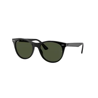 Ray-Ban Unisex Sunglass RB2185 Wayfarer II Classic - Frame color: Black, Lens color: G-15 Green