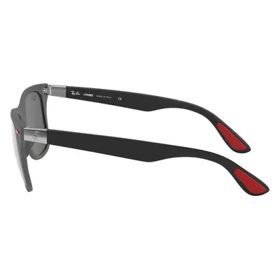 Ray-Ban Man Sunglass RB4195M Scuderia Ferrari Collection - Frame color: Grey, Lens color: Grey 