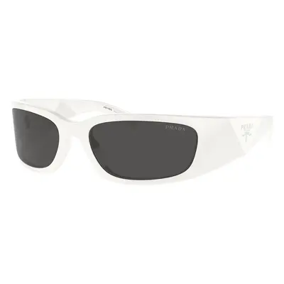 Prada Woman Sunglass PR A14S - Frame color: Talc, Lens color: Dark Grey