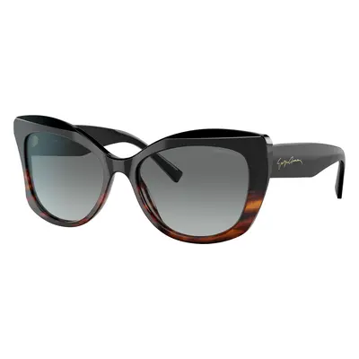 Giorgio Armani Woman Sunglass AR8161 - Frame color: Black/Striped Brown, Lens color: Gradient G