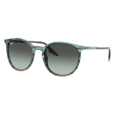 Ray-Ban Unisex Sunglass RB2204 - Frame color: Striped Blue & Green, Lens color: Blue Vintage