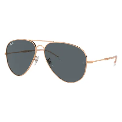 Ray-Ban Unisex Sunglass RB3825 Old Aviator - Frame color: Rose Gold, Lens color: Blue