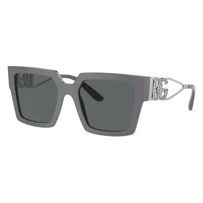 Dolce&Gabbana Woman Sunglass DG4446B - Frame color: Grey, Lens color: Dark Grey