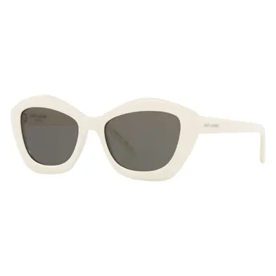 Saint Laurent Woman Sunglass SL 423 - Frame color: Ivory, Lens color: Grey