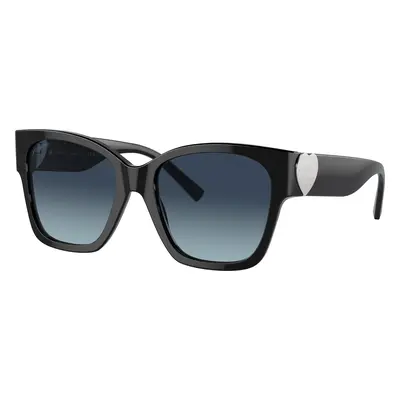 Tiffany & Co. Woman Sunglass TF4216 - Frame color: Black, Lens color: Azure Gradient Dark Blue 