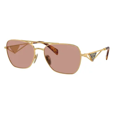 Prada Woman Sunglass PR A50S - Frame color: Gold, Lens color: Dark Violet