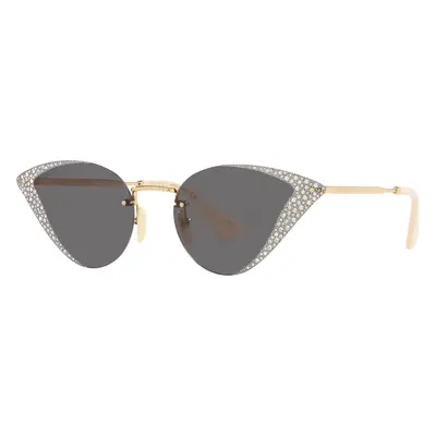 Gucci Woman Sunglass GG0898S-001 - Frame color: Gold, Lens color: Grey