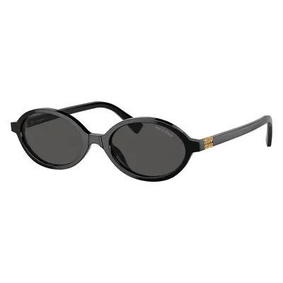 Miu Miu Woman Sunglass MU 04ZS - Frame color: Black, Lens color: Dark Grey