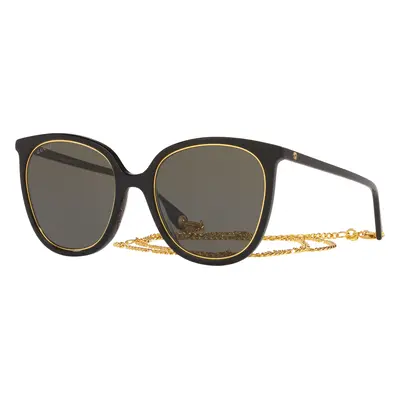 Gucci Woman Sunglass GG1076S - Frame color: Black, Lens color: Black