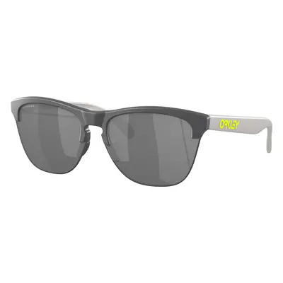 Oakley Man Sunglass OO9374 Frogskins™ Lite - Frame color: Matte Dark Grey, Lens color: Prizm Bl