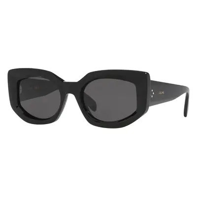 Celine Woman Sunglass Bold 3 Dots Cl40277I - Frame color: Black Shiny, Lens color: Grey