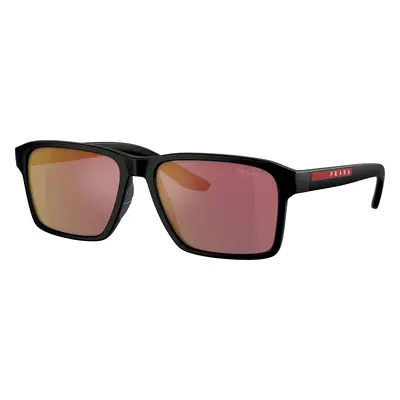 Prada Linea Rossa Man Sunglass PS 05YS - Frame color: Matte Black, Lens color: Dark Grey Mirror