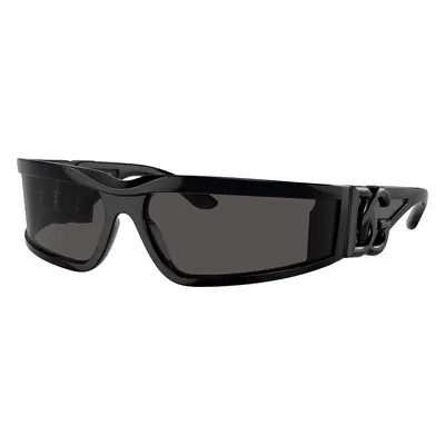 Dolce&Gabbana Unisex Sunglass DG6198 - Frame color: Black, Lens color: Dark Grey