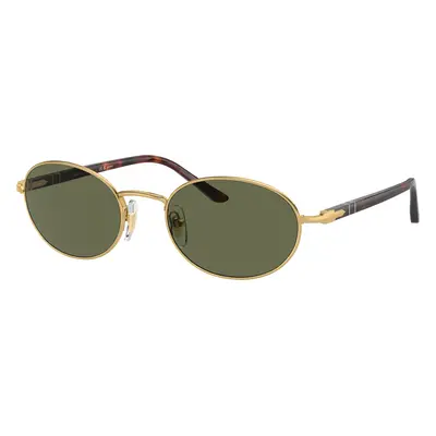 Persol Unisex Sunglass PO1018S Ida - Frame color: Gold, Lens color: Polar Green