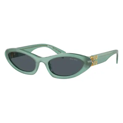 Miu Miu Woman Sunglass MU 09YS - Frame color: Anise Opal, Lens color: Dark Grey