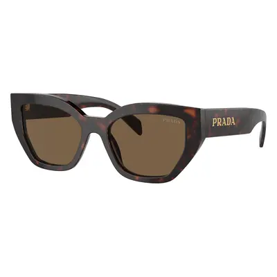 Prada Woman Sunglass PR A09S - Frame color: Briar Tortoise, Lens color: Dark Brown