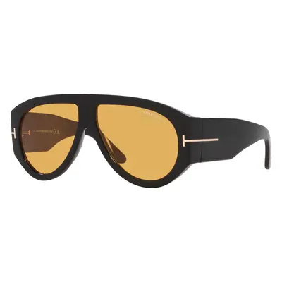 Tom Ford Man Sunglass FT1044 - Frame color: Black Shiny, Lens color: Brown