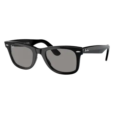 Ray-Ban Unisex Sunglass RB2140 Original Wayfarer Classic - Frame color: Black, Lens color: Grey