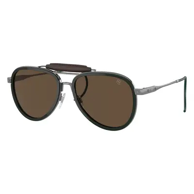 Ralph Lauren Man Sunglass RL7080Q The Roadster - Frame color: Green, Lens color: Brown