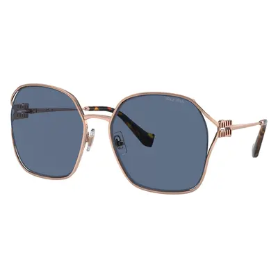 Miu Miu Woman Sunglass MU 52WS - Frame color: Rose Gold, Lens color: Dark Blue