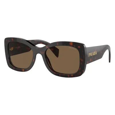 Prada Woman Sunglass PR A08S - Frame color: Briar Tortoise, Lens color: Dark Brown Polarized