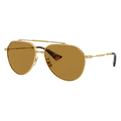 Dolce&Gabbana Man Sunglass DG2302 - Frame color: Gold, Lens color: Brown