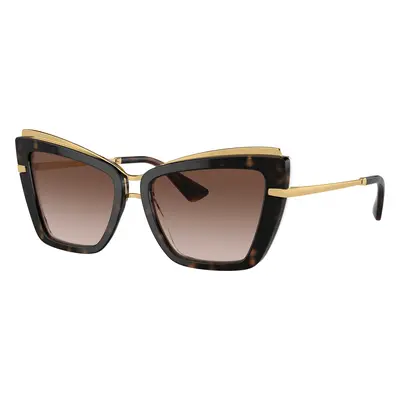 Dolce&Gabbana Woman Sunglass DG4472 - Frame color: Havana On White Barrow, Lens color: Gradient