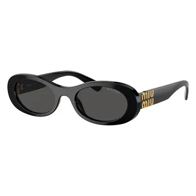 Miu Miu Woman Sunglass MU 06ZS - Frame color: Black, Lens color: Dark Grey