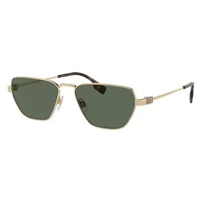 Burberry Man Sunglass BE3146 - Frame color: Light Gold, Lens color: Dark Green