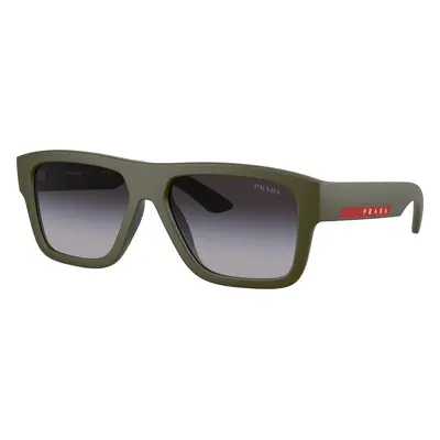 Prada Linea Rossa Man Sunglass PS 04ZS - Frame color: Green Military Matte, Lens color: Grey Gr