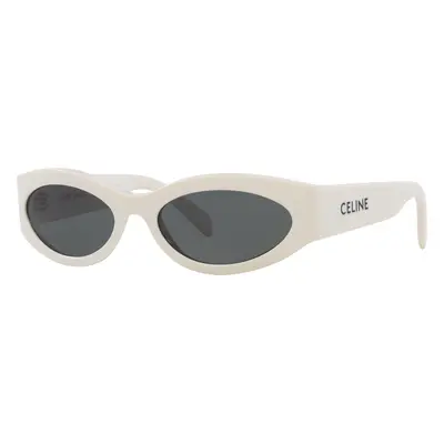 Celine Woman Sunglass Monochroms CL40288I - Frame color: Ivory, Lens color: Grey