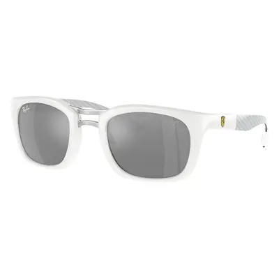 Ray-Ban Unisex Sunglass RB8362M Scuderia Ferrari Collection - Frame color: White, Lens color: S