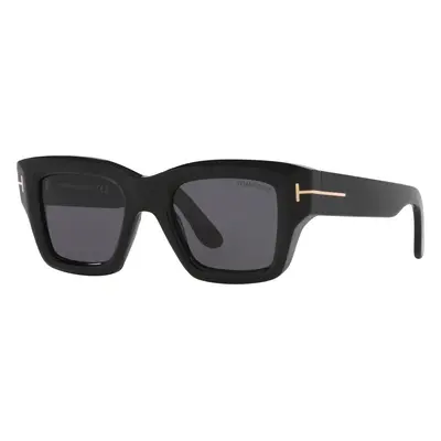 Tom Ford Man Sunglass Ilias - Frame color: Black Shiny, Lens color: Grey