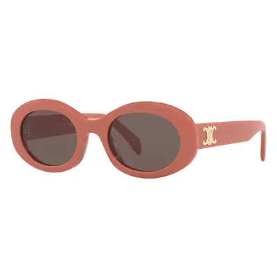 Celine Woman Sunglass Triomphe CL40194U - Frame color: Pink, Lens color: Grey