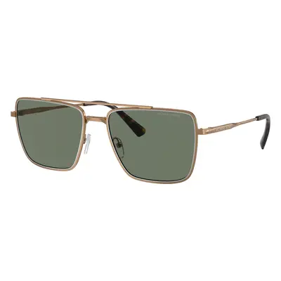 Michael Kors Man Sunglass MK1154 Blue Ridge - Frame color: Shiny Gold, Lens color: Green Solid