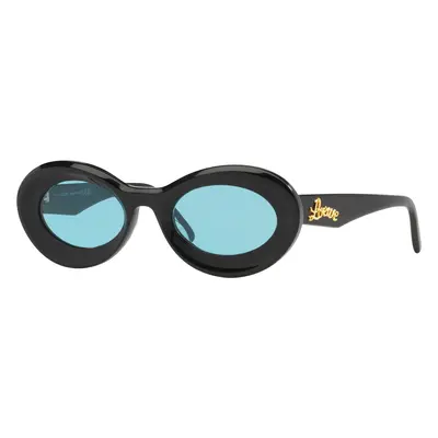 Loewe Woman Sunglass Paulas Ibiza LW40110U - Frame color: Black, Lens color: Blue