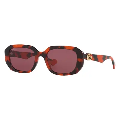 Gucci Woman Sunglass GG1535S - Frame color: Orange, Lens color: Purple